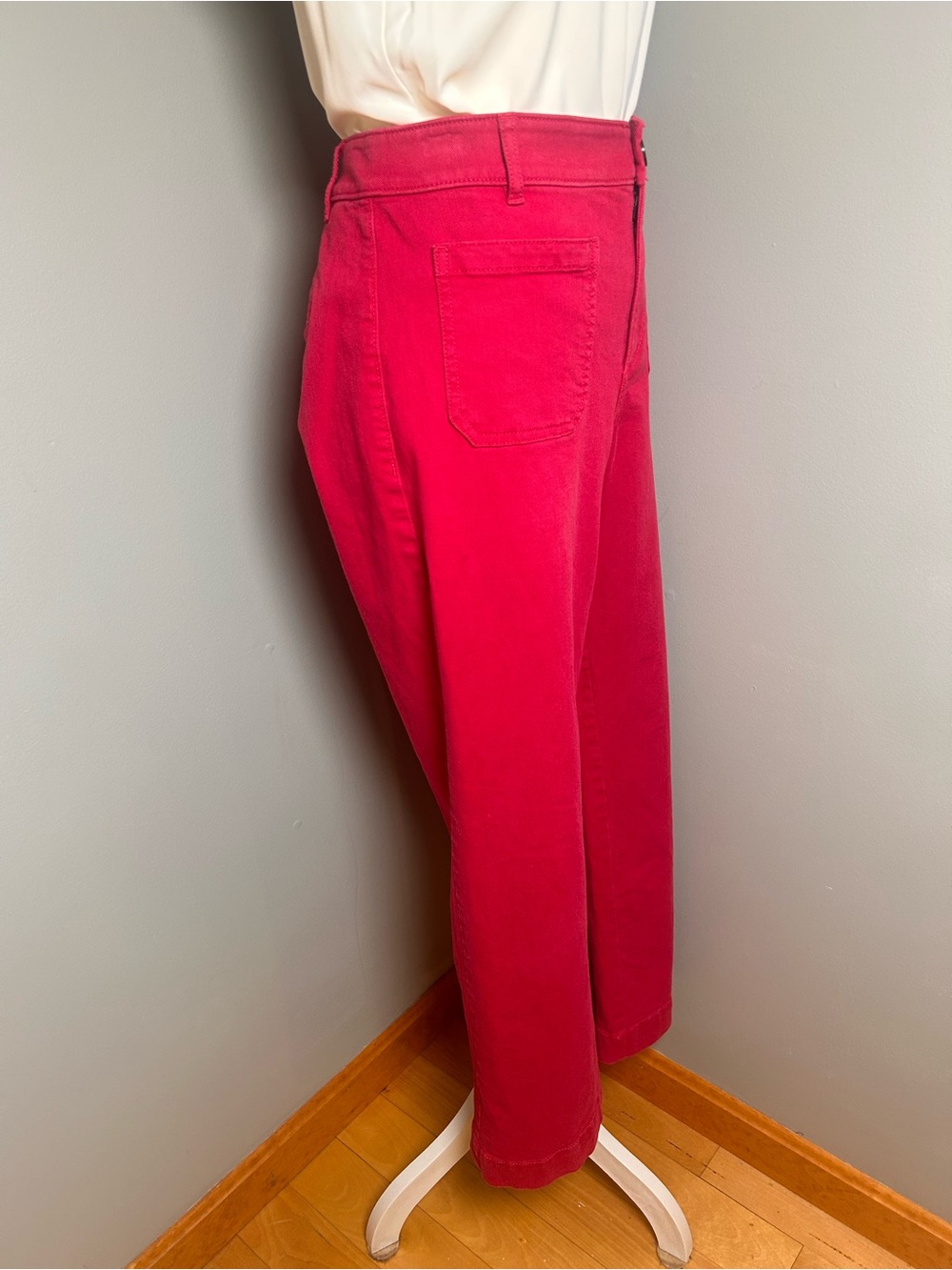 LOFT The Palmer Wide Leg Pants 10P
Petite Pink Red - Picture 8 of 15